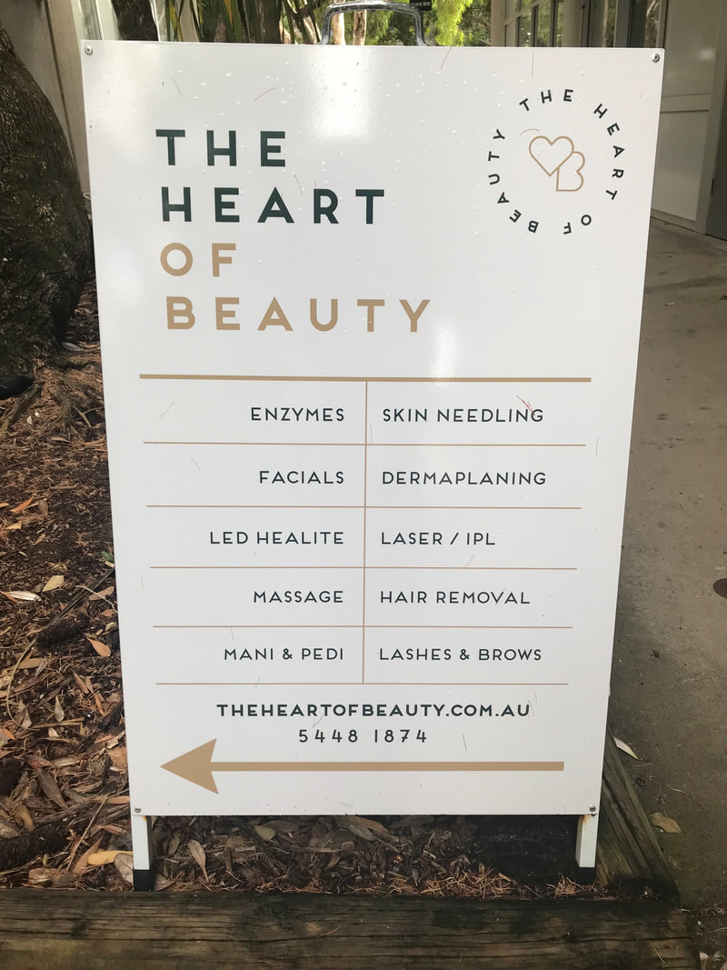 Cafe board — Printed panel insert by Sykes Signs