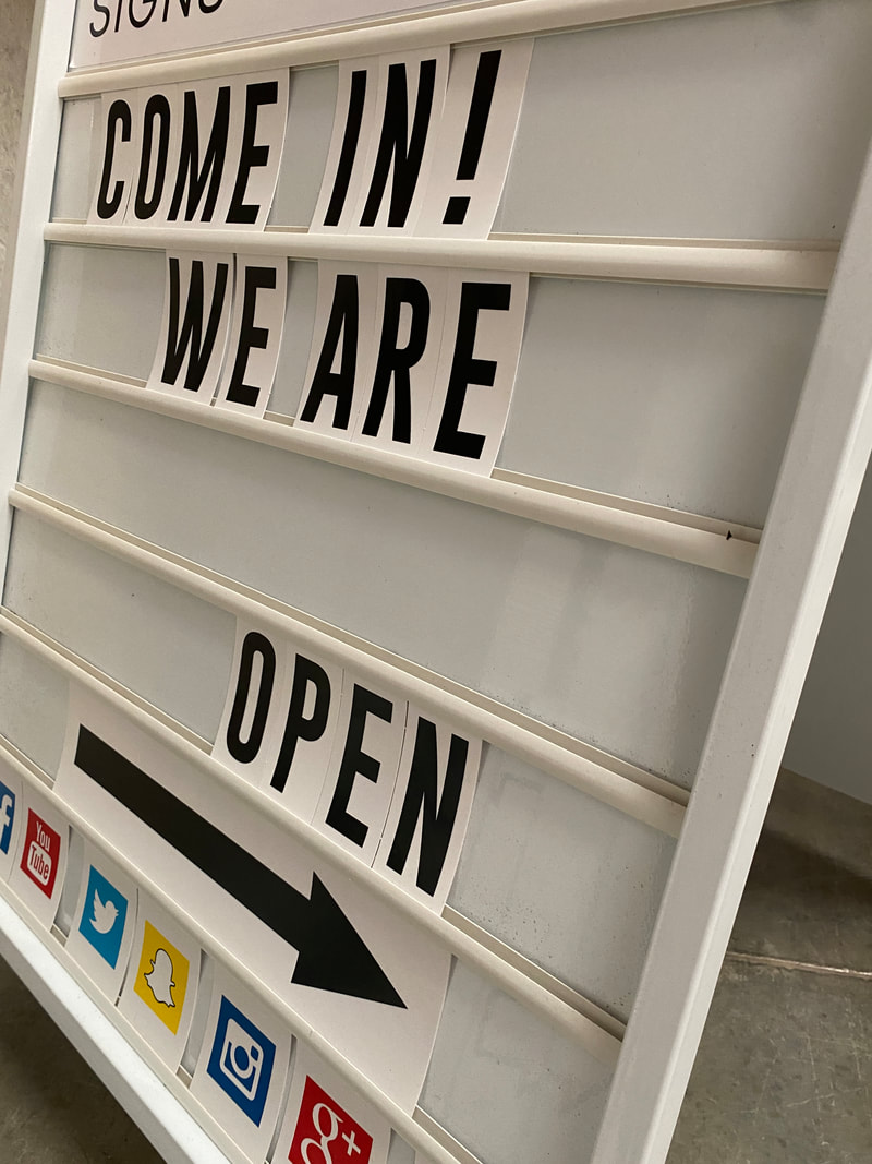 Retail A-frame — Double-sided print by Sykes Signs