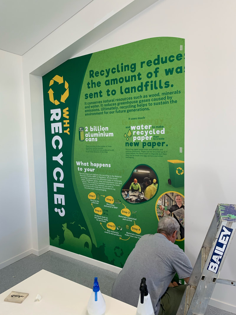 Panel print — Mounted large format by Sykes Signs