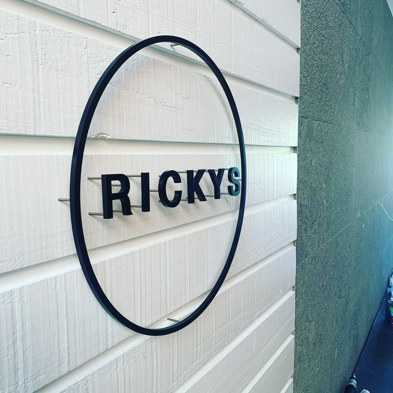 Illuminated circle — Halo-lit 3D sign by Sykes Signs