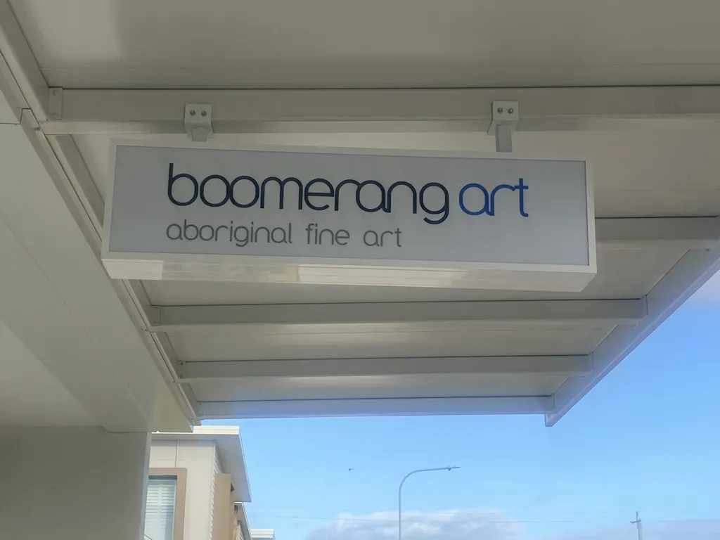 Hanging blade — Fabricated blade sign by Sykes Signs