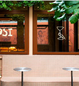 Rosi — Window signage & neon by Sykes Signs
